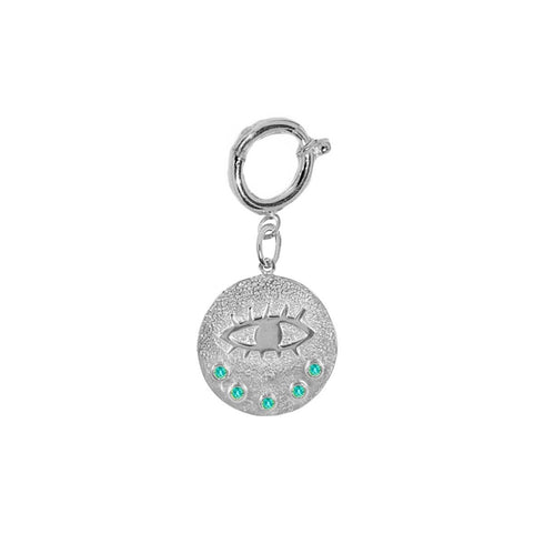 KRESSIDA LARGE CLIP ON ZILVER